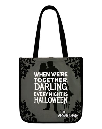 Morticia and Gomez Addams Canvas Tote Bag - The Addams Family