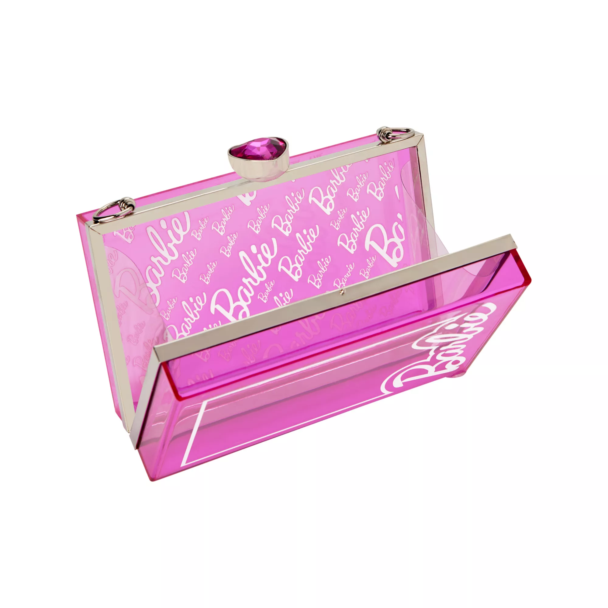 Pink Classic Barbie Box Crossbody Bag at Spencer's
