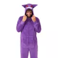 Adult Gengar Hooded Jumpsuit Costume - Pokémon at Spencer's