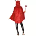 Adult Red Devil Poncho at Spirit Halloween