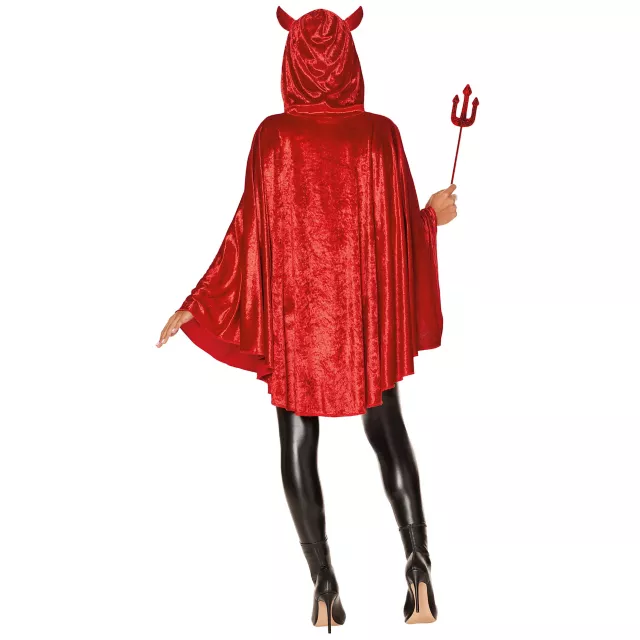 Adult Red Devil Poncho at Spirit Halloween