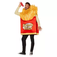 Adult French Fries Costume at Spirit Halloween