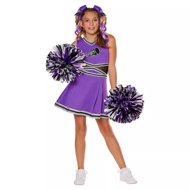 Kids Purple Cheerleader Costume at Spirit Halloween