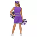 Kids Purple Cheerleader Costume at Spirit Halloween