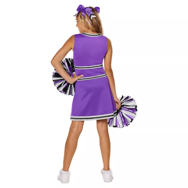 Kids Purple Cheerleader Costume at Spirit Halloween