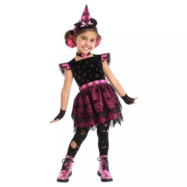 Toddler Pink Widow Witch Costume at Spirit Halloween