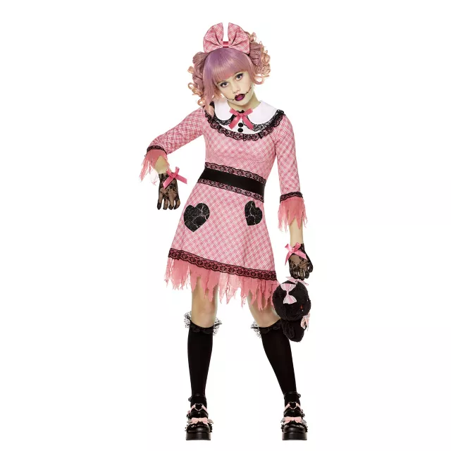 Kids Pink Doll Costume at Spencer's