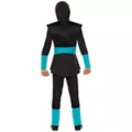 Kids Blue Light-Up EL Wire Ninja Costume at Spirit Halloween
