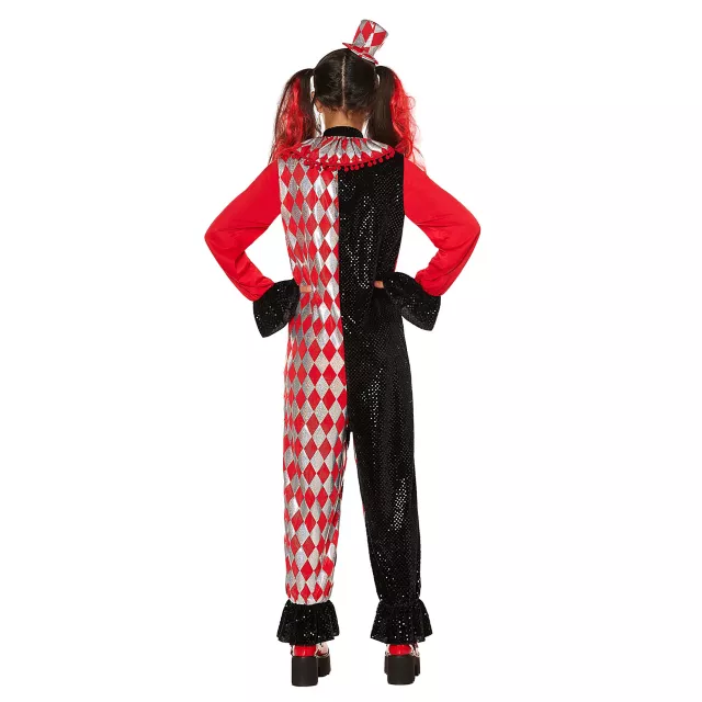 Kids Red and Black Clown Costume at Spirit Halloween