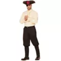 Adult Black Pirate Pants at Spencer's