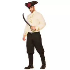 Adult Black Pirate Pants at Spencer's