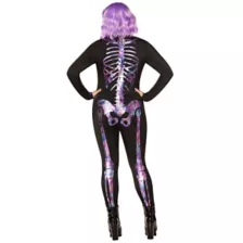 Adult Neon Skeleton Catsuit at Spirit Halloween