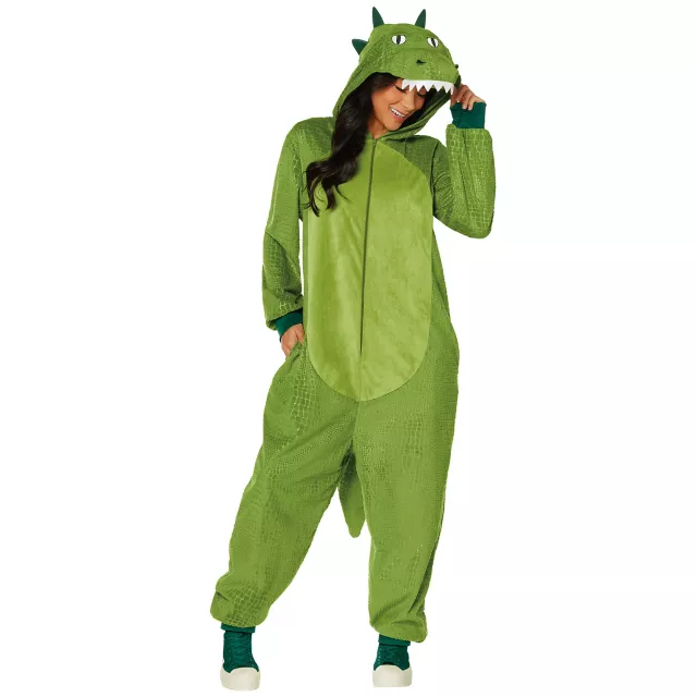 Adult Crocodile Jumpsuit Costume at Spirit Halloween