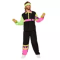 Adult 80s Neon Track Suit at Spencer's