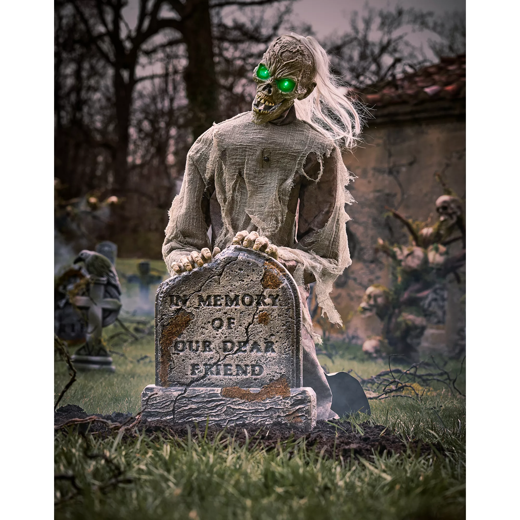 3 Ft Gravestone Ghoul Animatronic at Spirit Halloween