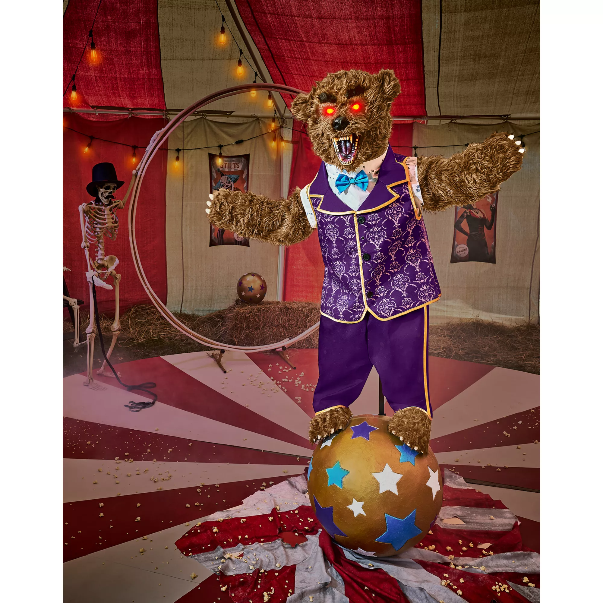 5 Ft 10 In Barnaby the Bear Animatronic at Spirit Halloween