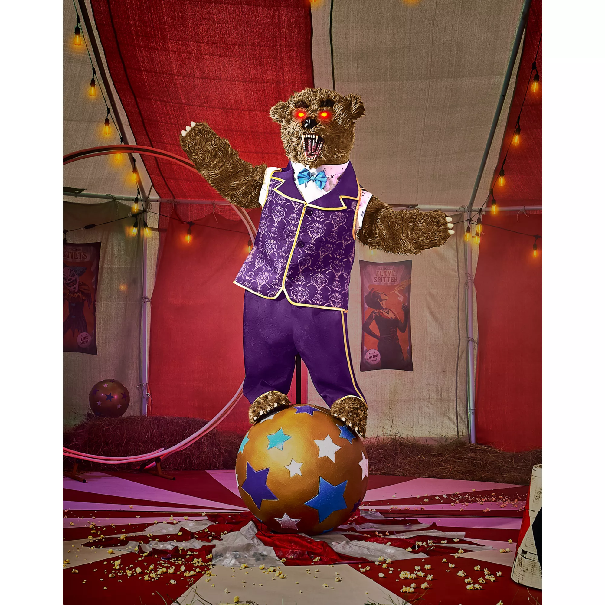 5 Ft 10 In Barnaby the Bear Animatronic at Spirit Halloween