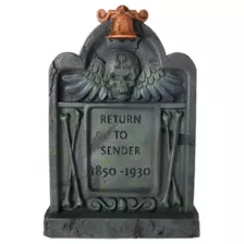 24 Inch Return to Sender Tombstone at Spirit Halloween