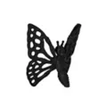 Mystical Arts Black Moth Tabletop Statue at Spencer's