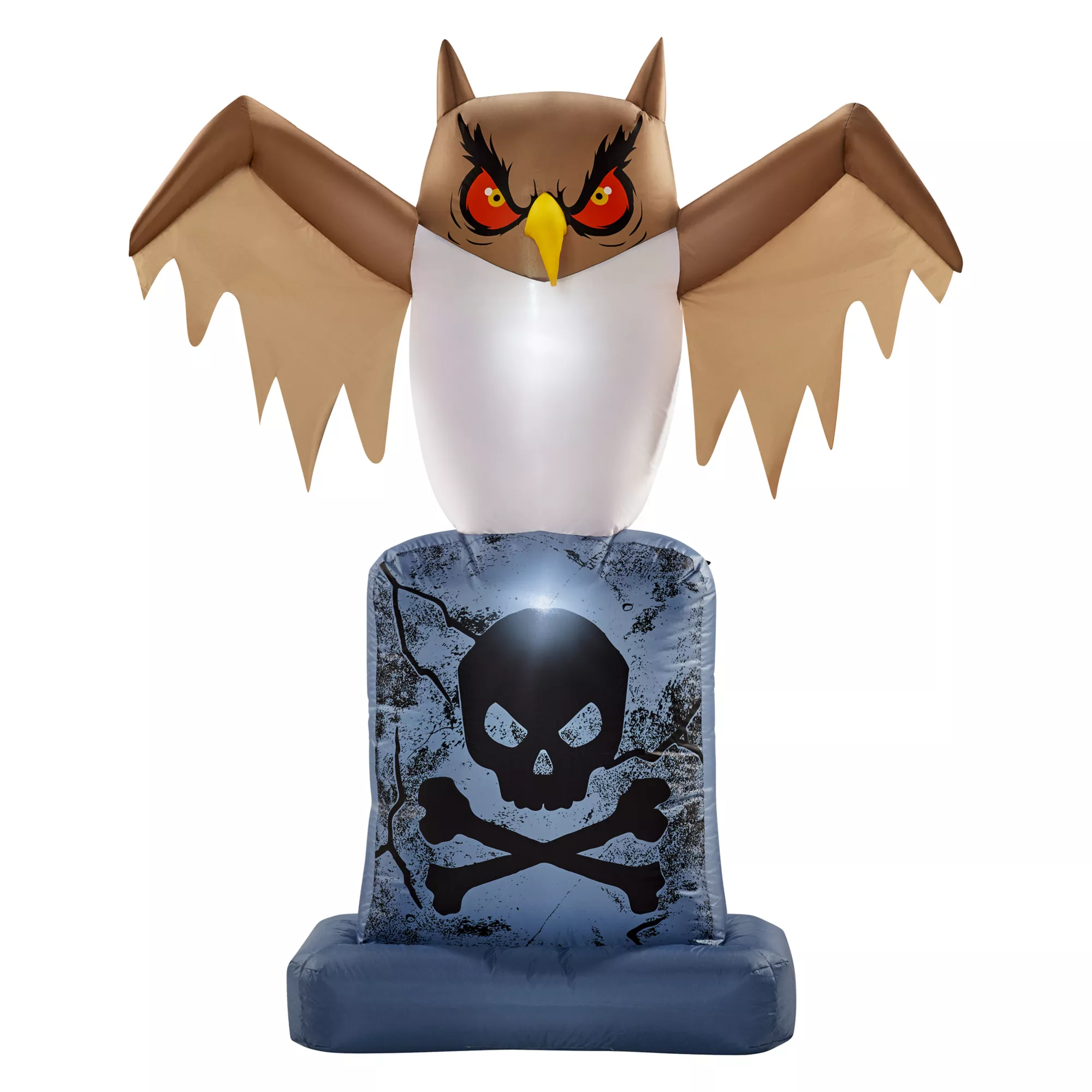 4.5 Ft. Owl Tombstone Light-Up Inflatable Decoration at Spirit Halloween