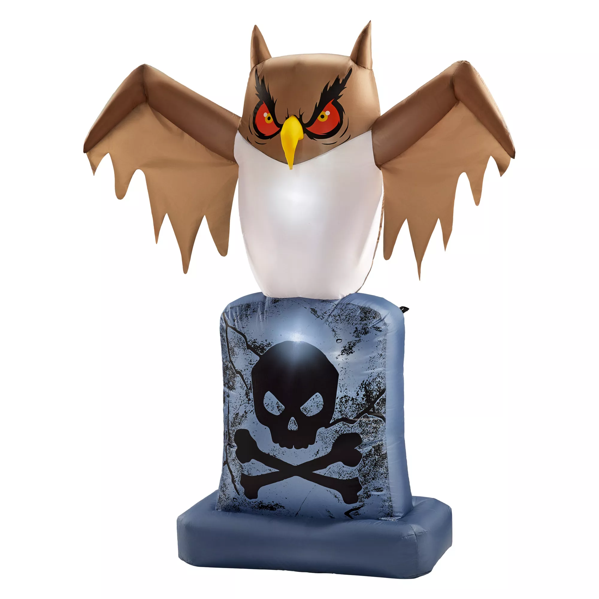 4.5 Ft. Owl Tombstone Light-Up Inflatable Decoration at Spirit Halloween