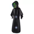 6 Ft. Masked Hooded Figure Light-Up Inflatable Decoration at Spirit Halloween