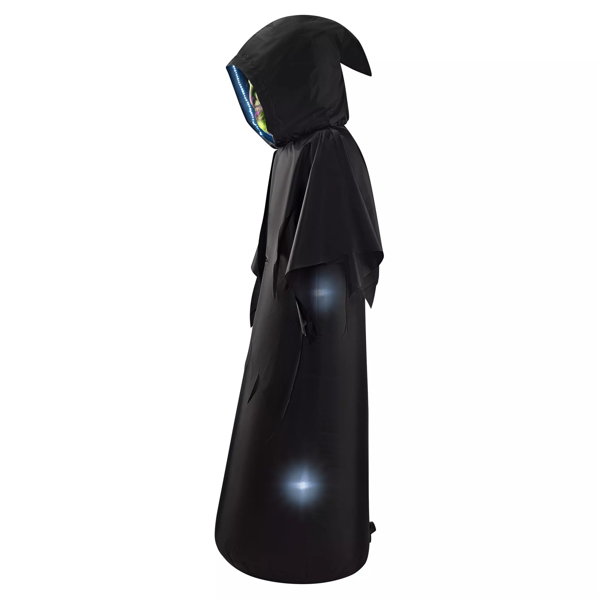 6 Ft. Masked Hooded Figure Light-Up Inflatable Decoration at Spirit Halloween