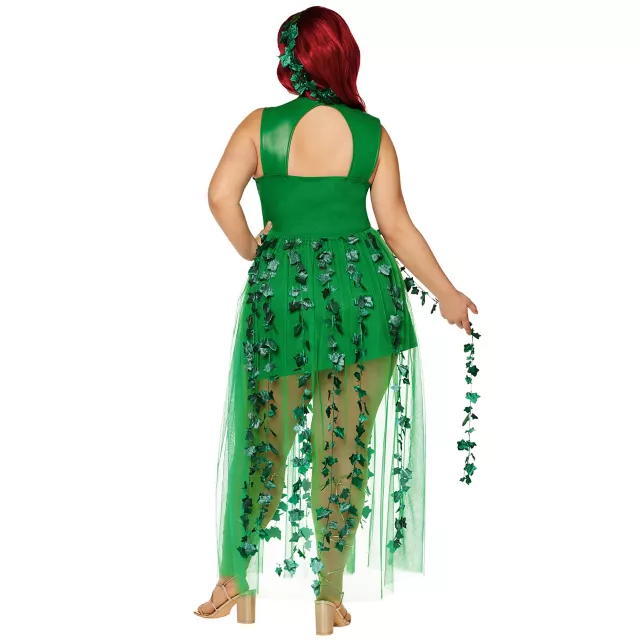 Adult Poison Ivy Plus Size Dress Costume - DC at Spirit Halloween