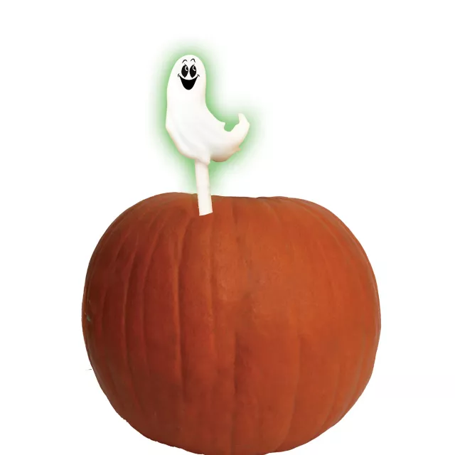 Light-Up Ghost Pumpkin Stake at Spirit Halloween