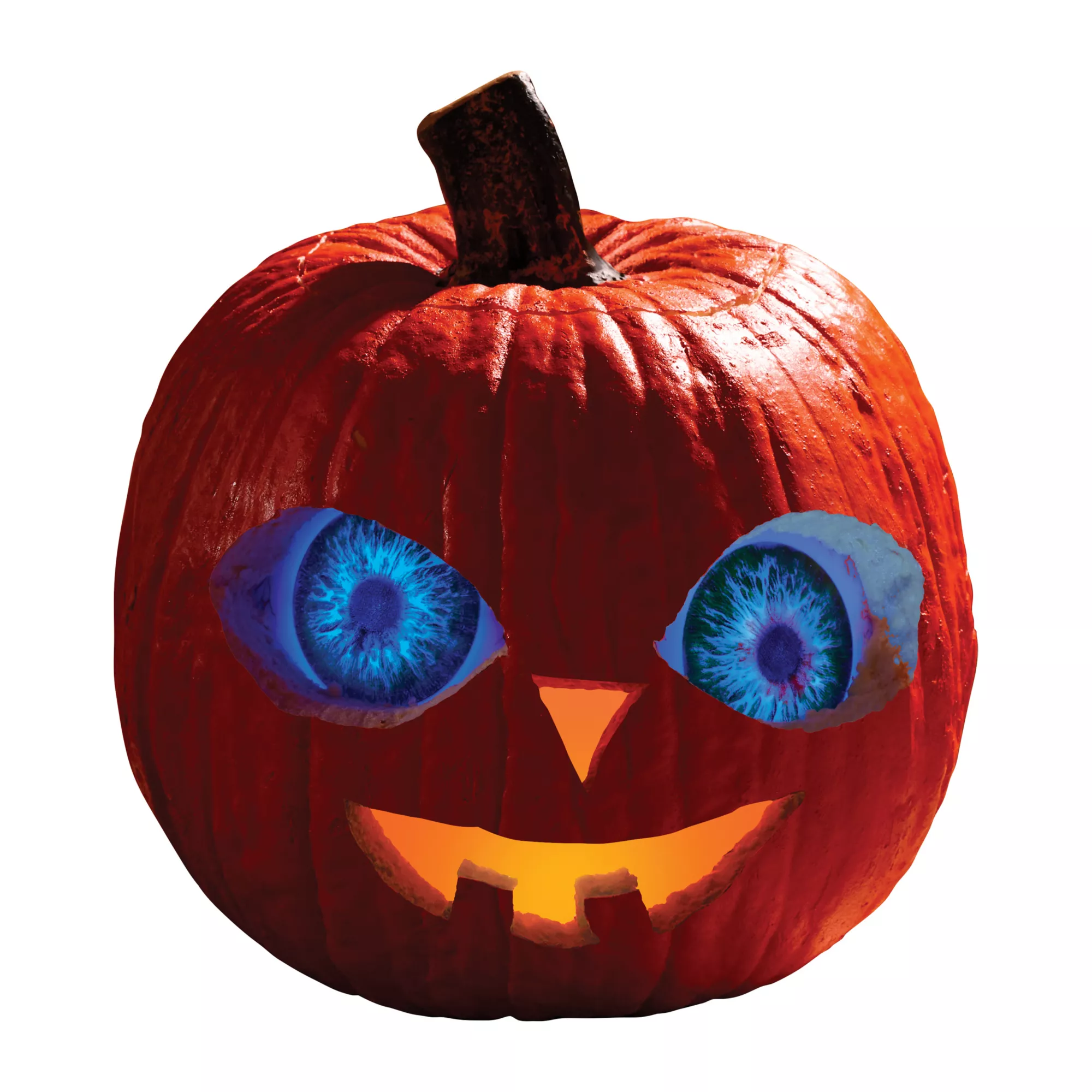 Blue Pumpkin Eyes