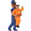 Kids Police and Inmate Inflatable Costume at Spirit Halloween