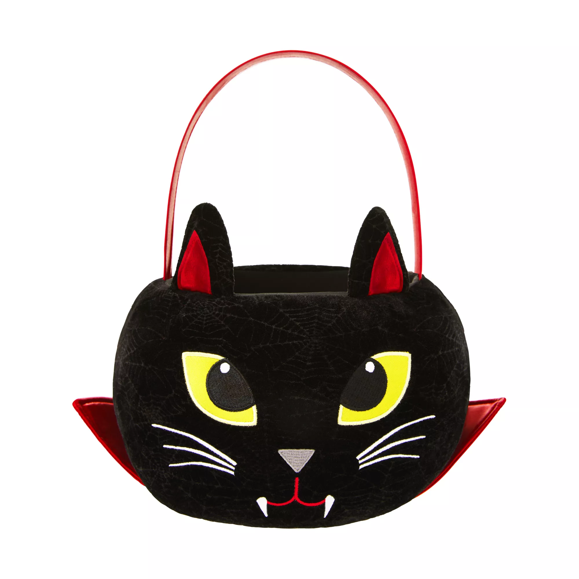 Vampire Cat Plush Treat Bucket at Spirit Halloween