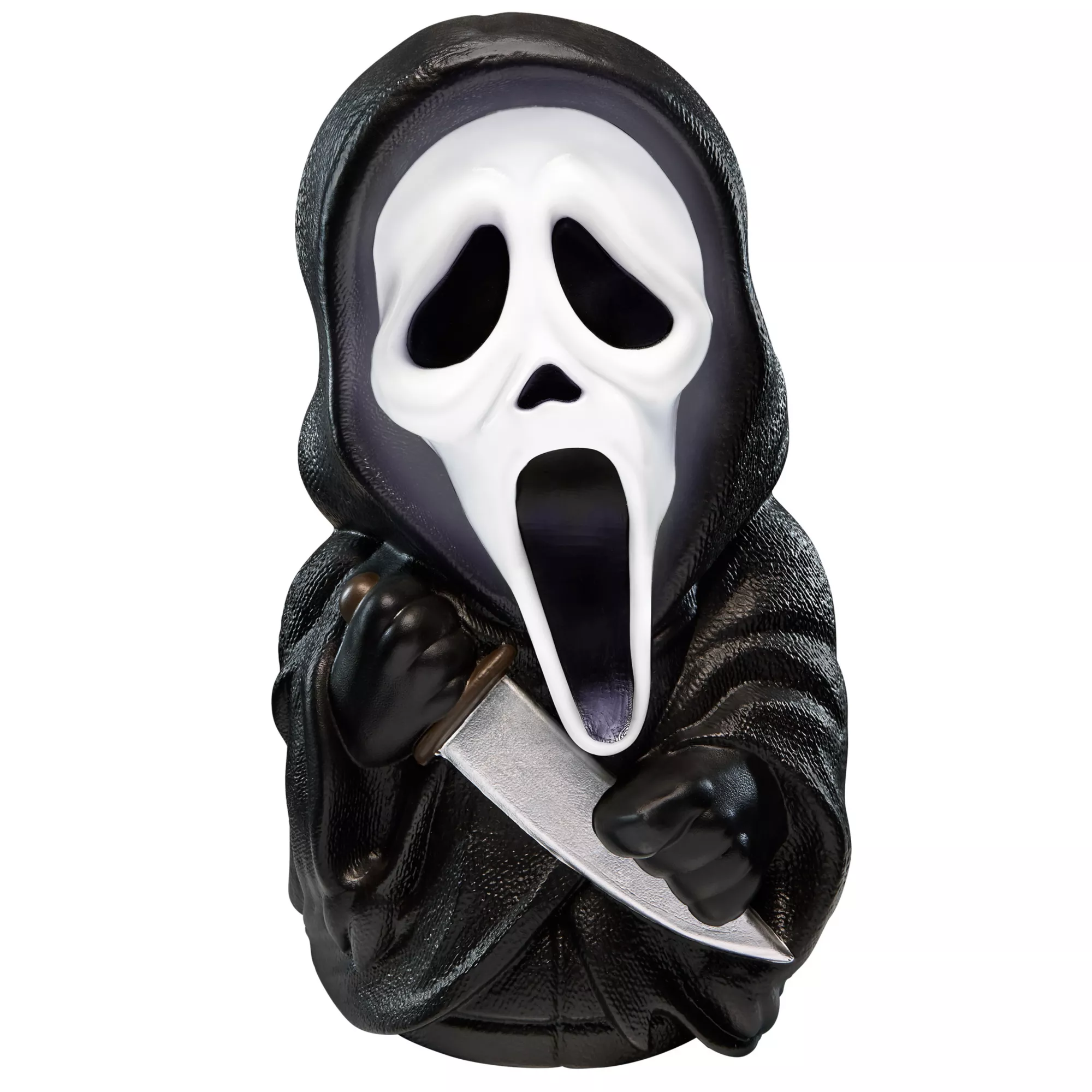Light-Up Ghost Face Porch Buddy