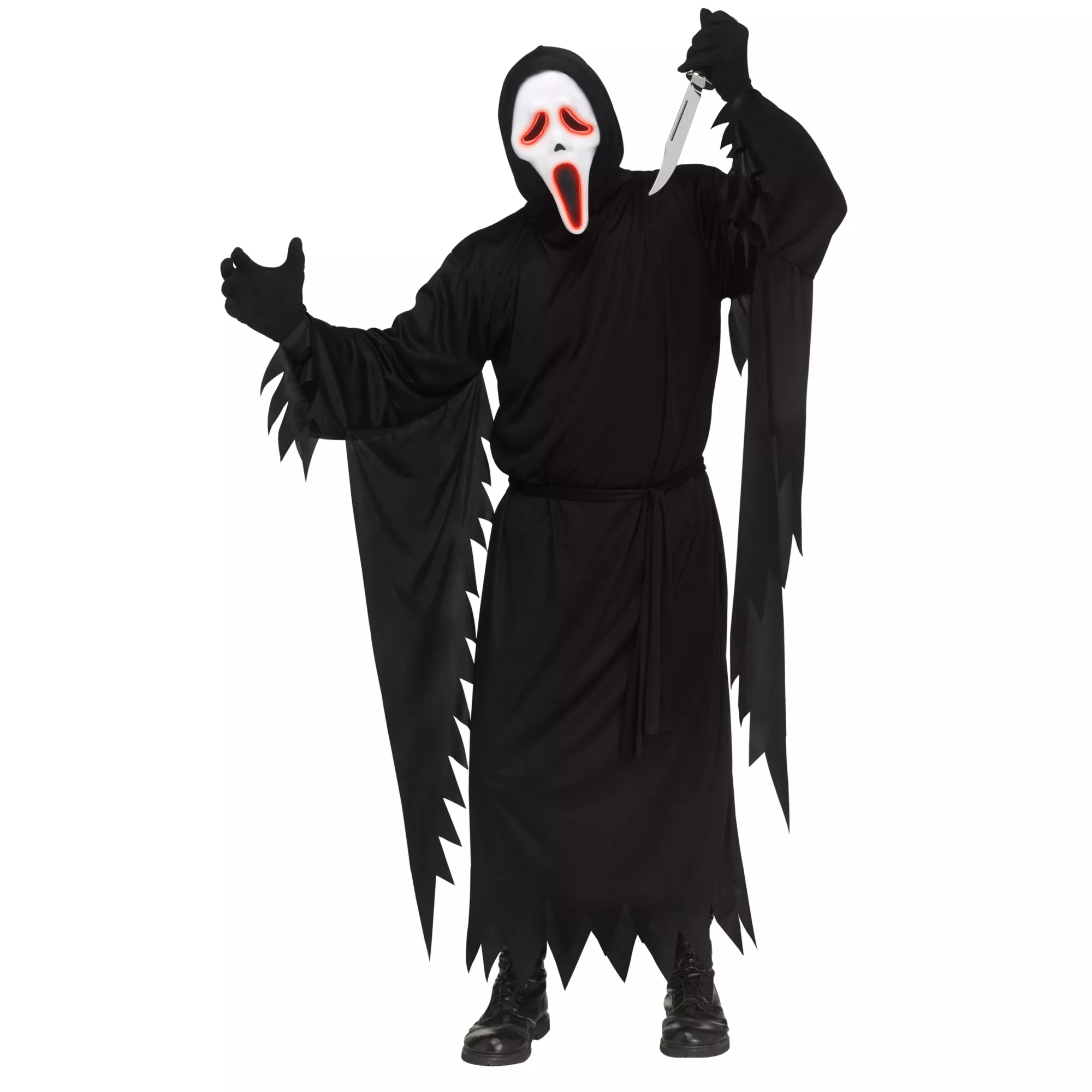 Adult Light-Up E.L. Ghost Face Costume at Spirit Halloween