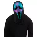 Light-Up Ghost Face Color Changing Half Mask at Spencer's