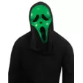 Light-Up Ghost Face Color Changing Half Mask at Spencer's