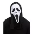 Light-Up Ghost Face Color Changing Half Mask at Spencer's