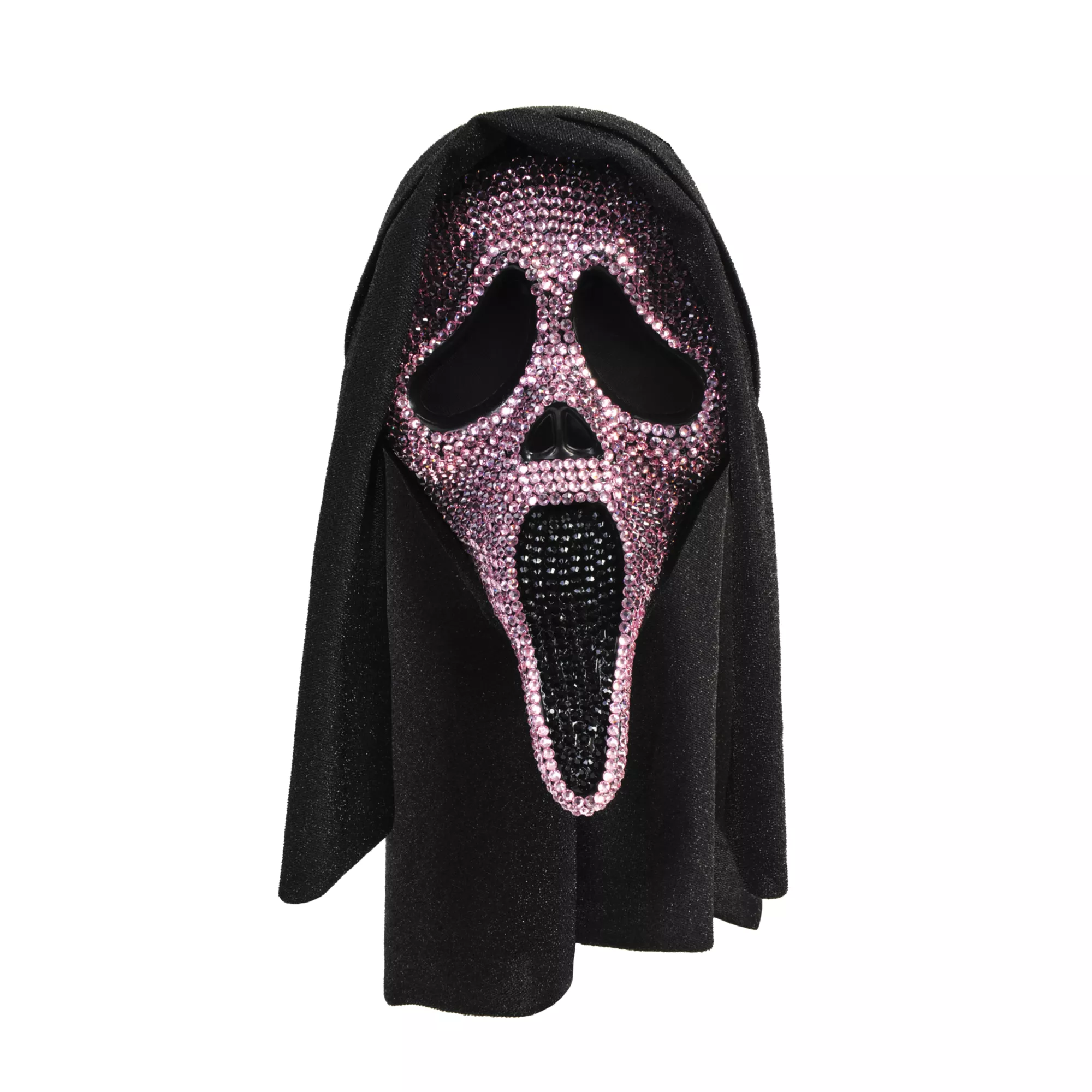 Ghost Face Pink Bling Full Mask