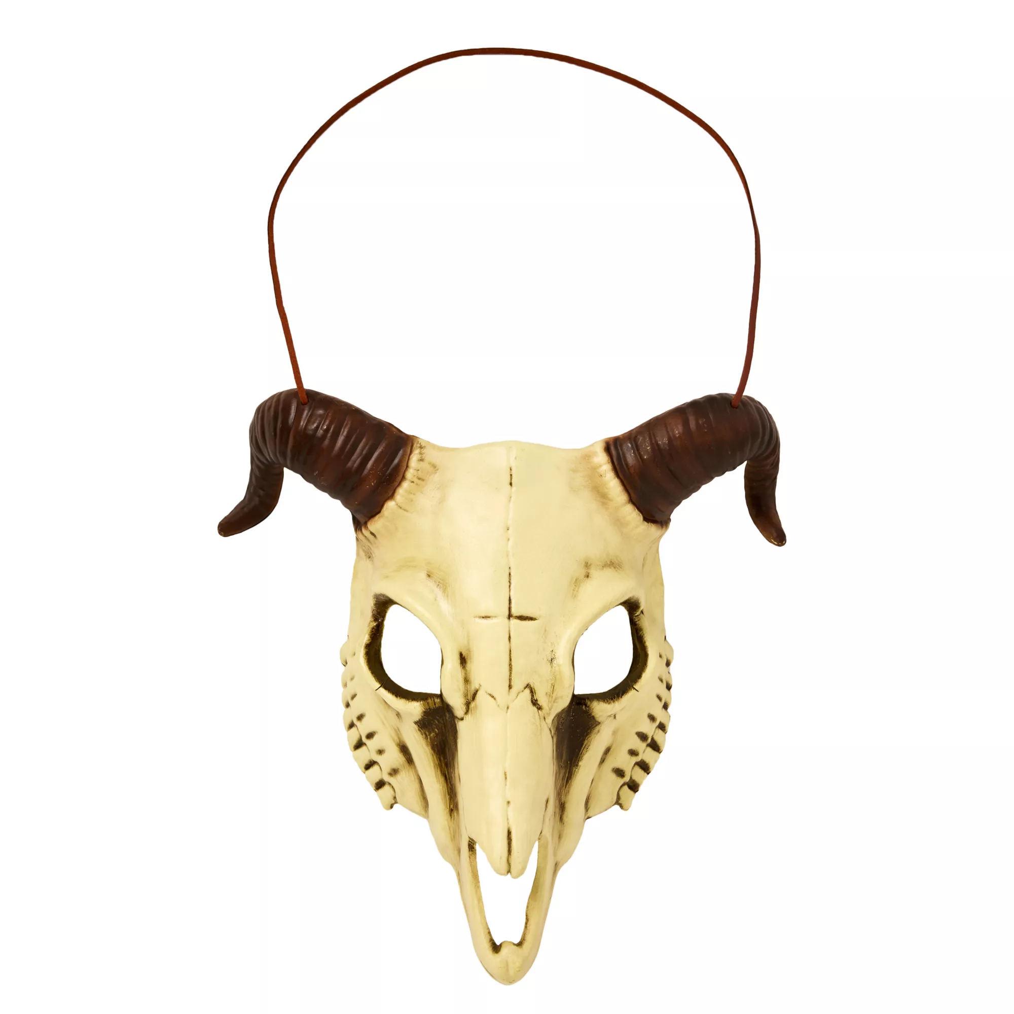 Hanging Ram Skull at Spirit Halloween