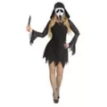 Adult Ghost Face Bling Dress Costume at Spirit Halloween