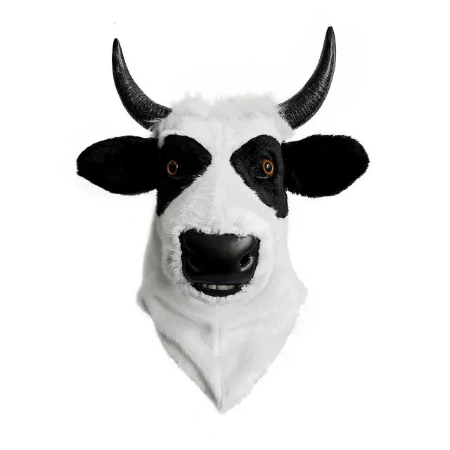 Cow Moving Mouth Full Mask at Spirit Halloween