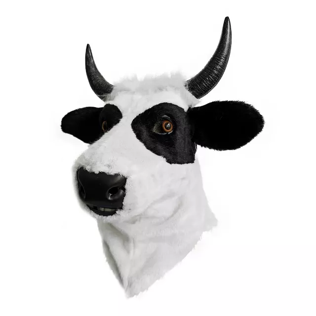 Cow Moving Mouth Full Mask at Spirit Halloween