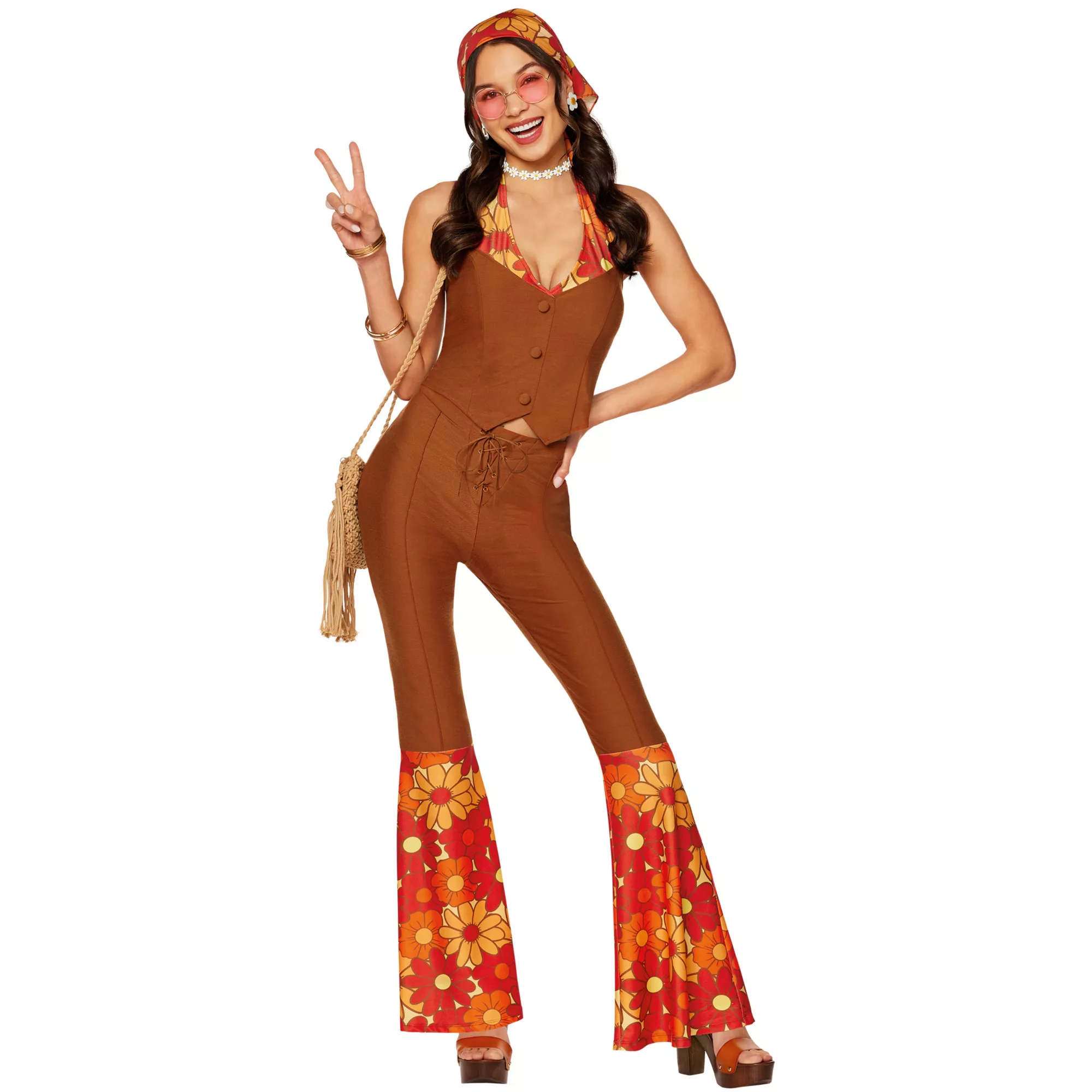 Adult Flower Power 60s Costume at Spencer's