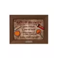 Rules of Halloween Removable Magnets Sign - Trick 'r Treat at Spencer's