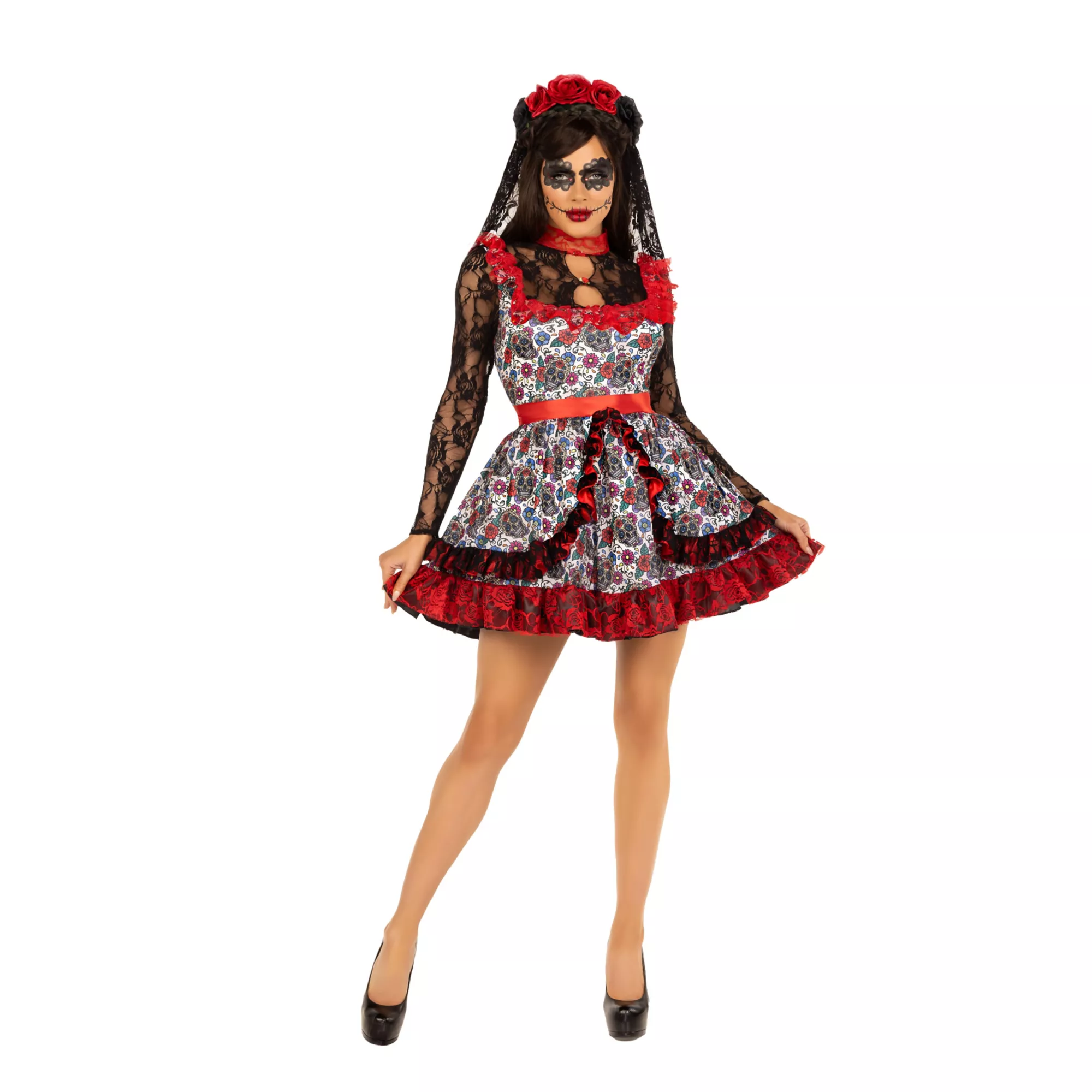 Day of the Dead Beauty Dress Costume at Spencer's
