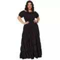 Long Black Peasant Dress at Spirit Halloween