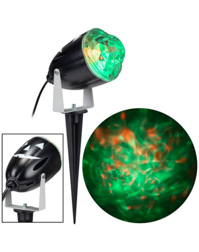 Orange Green Fire and Ice Light Projector