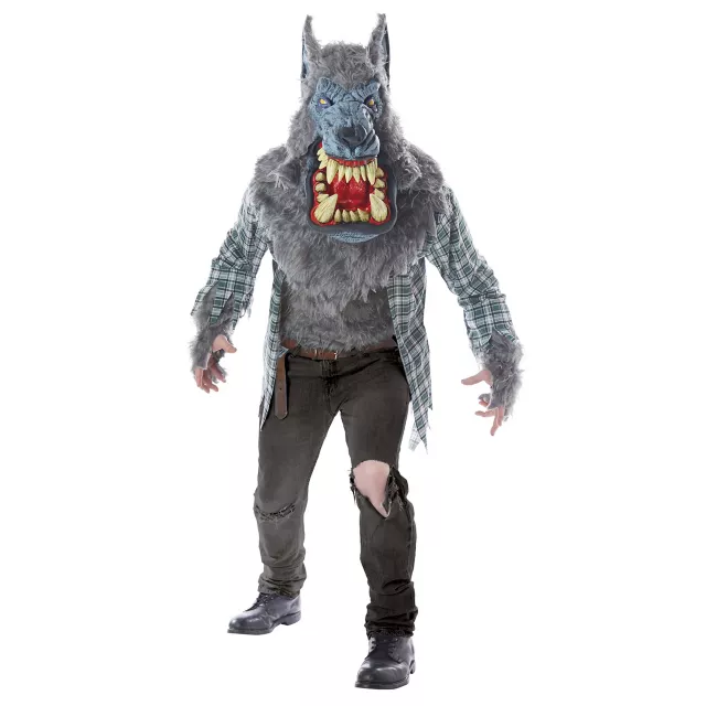 Adult Big Head Werewolf Costume at Spirit Halloween