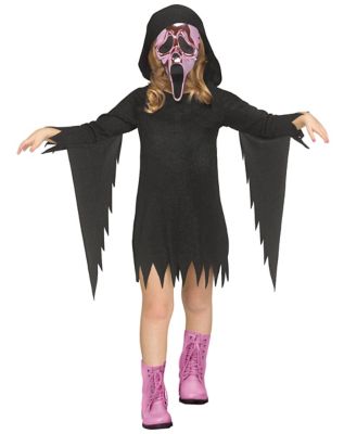 Adult Bling Ghost Face Dress Costume