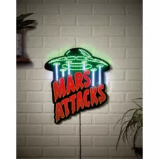 Mars Attacks Neon LED Light-Up Sign at Spencer's